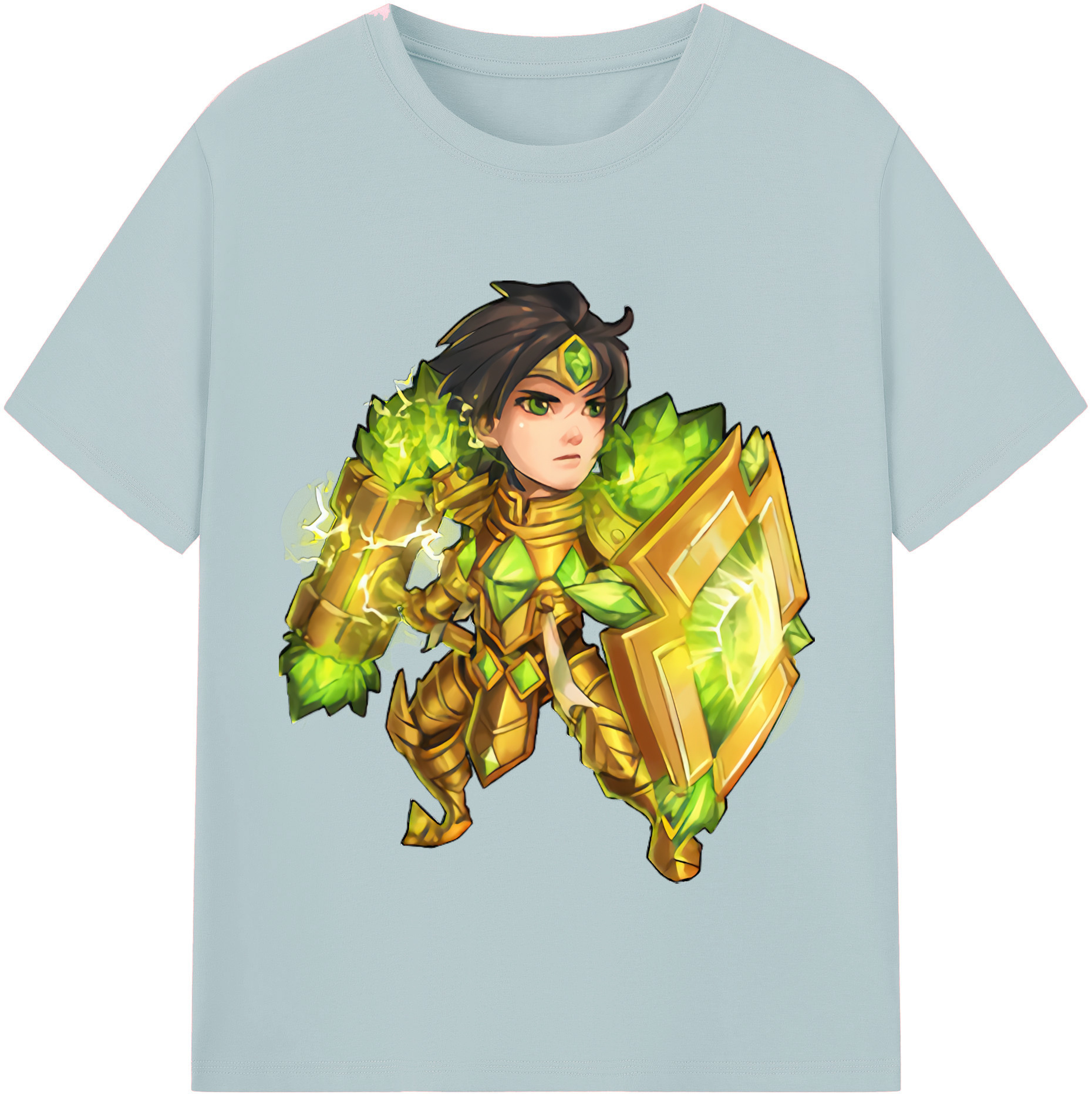リーグ・オブ・レジェンド League of Legends LOL 綿100％半袖Tシャツ（フロントプリント）